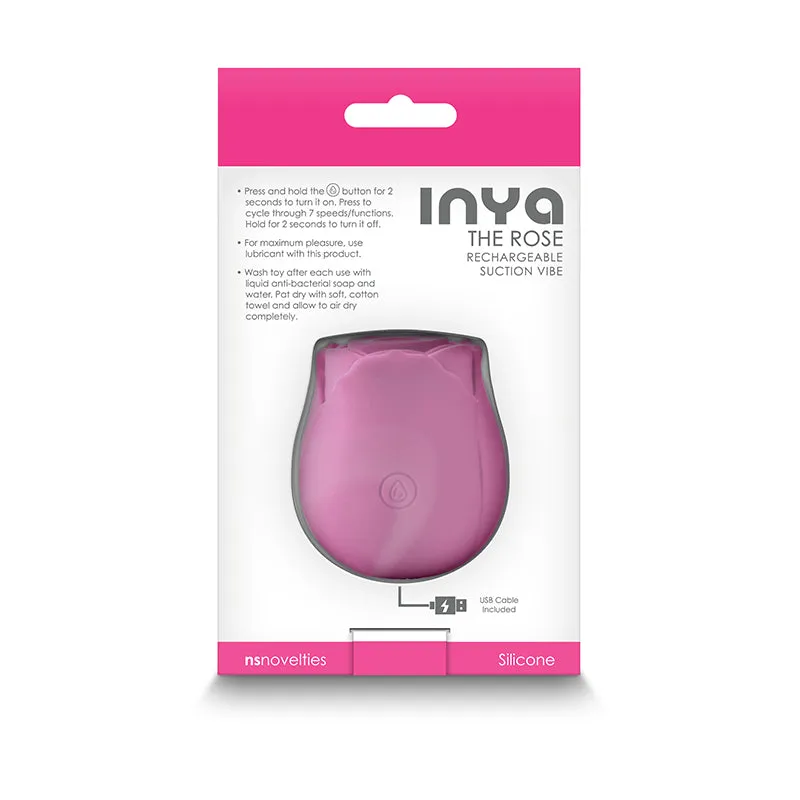 InYa The Rose Clitoral Air Pulsation Stimulator - Pink