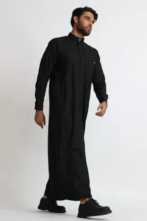 J120 Black Polygon Thobe