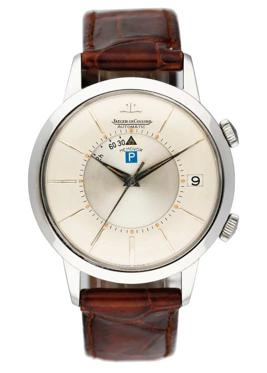 Jaeger LeCoulre Memovox Parking Alarm Dial Mens Watch