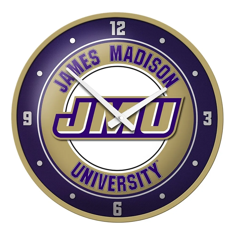 James Madison Dukes: Modern Disc Wall Clock
