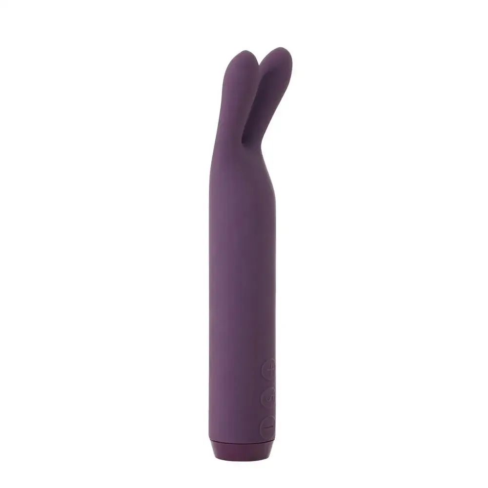 Je Joue 5.25-inch Purple Silicone Rabbit Vibrator with Clit Stim