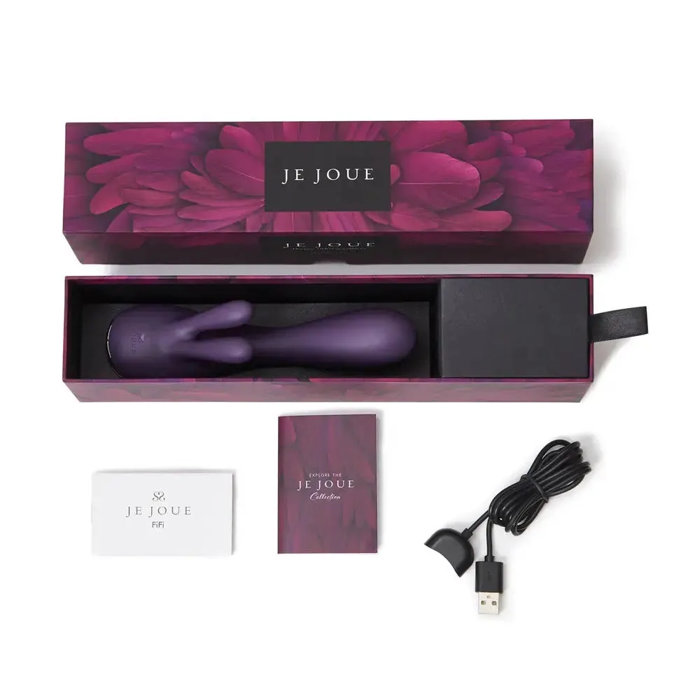 Je Joue Fifi Luxury Silicone Purple Rechargeable Rabbit Vibrator