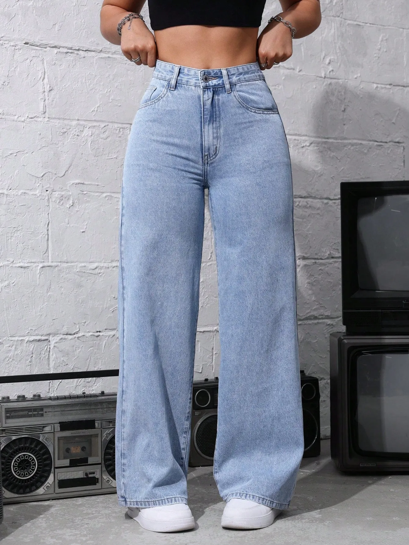 Jeanoix Jeans Casual y Sueltos para Mujer en Cherry Vibes