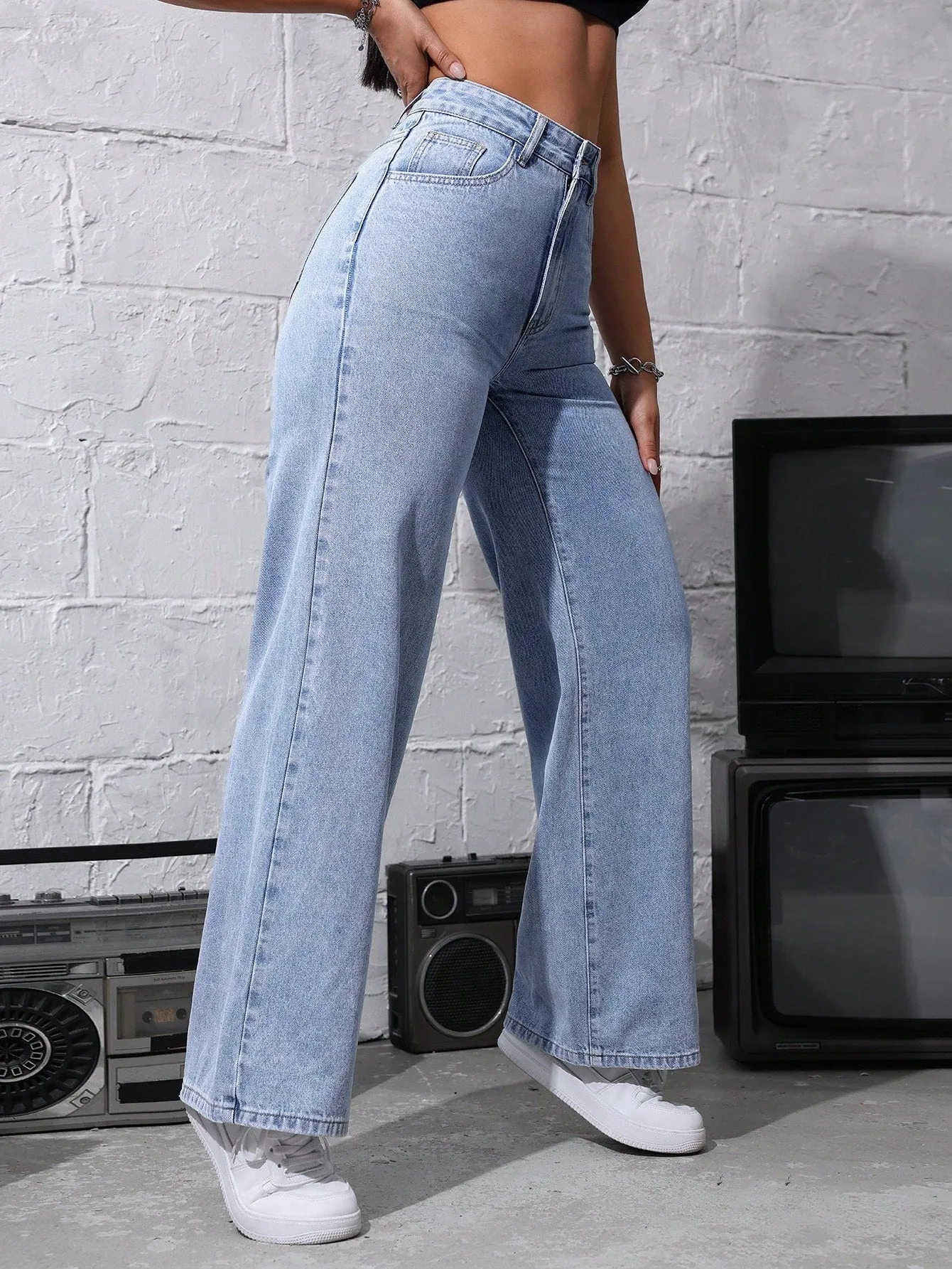 Jeanoix Jeans Casual y Sueltos para Mujer en Cherry Vibes