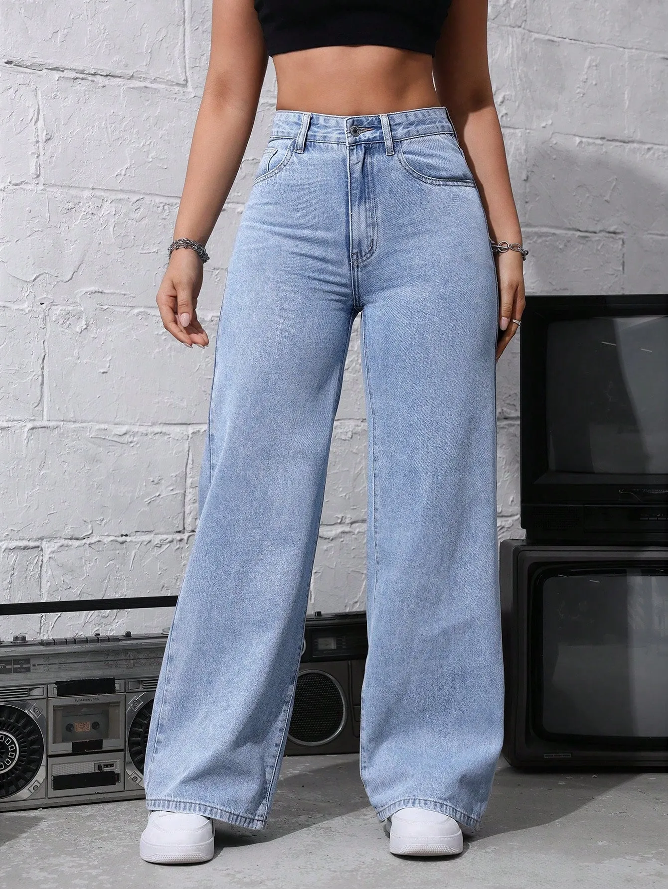 Jeanoix Jeans Casual y Sueltos para Mujer en Cherry Vibes
