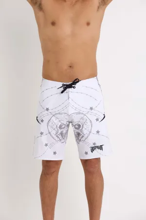 Jetpilot Thrillseeker Boardshort - White