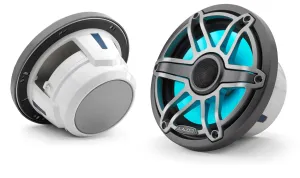 Jl Audio M6 7.7in Coaxial Speakers Titanium Sport Grille With Rgb Led