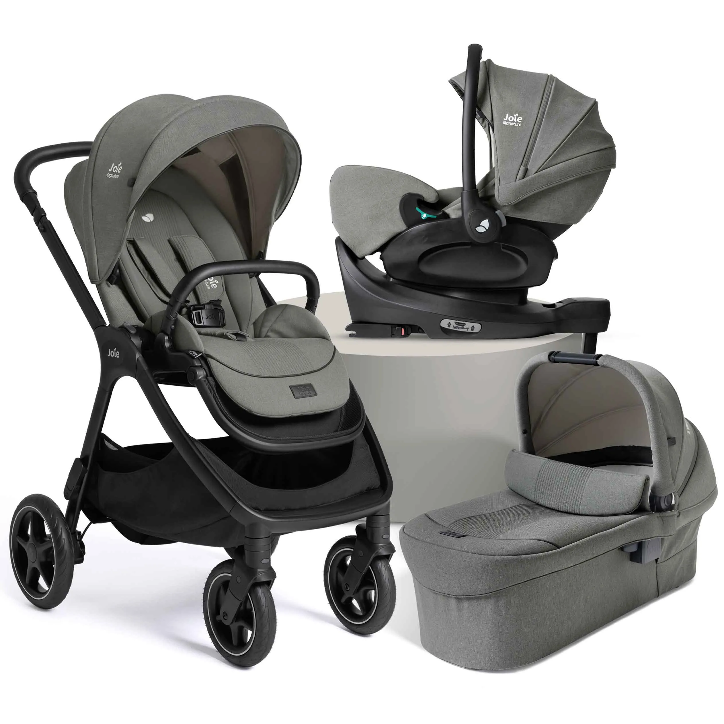 Joie Finiti Flex Travel Ready Bundle in Evergreen