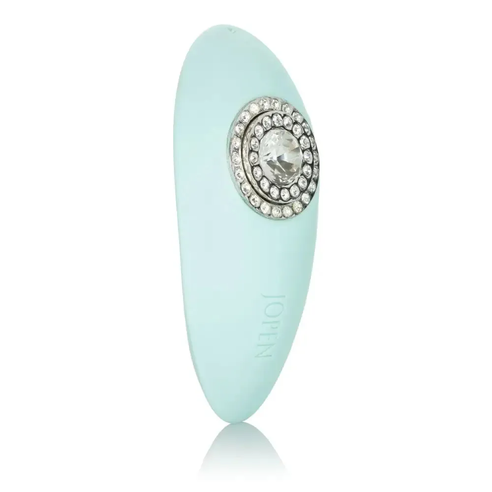 Jopen Silicone Green Rechargeable Clitoral Vibrator for Women