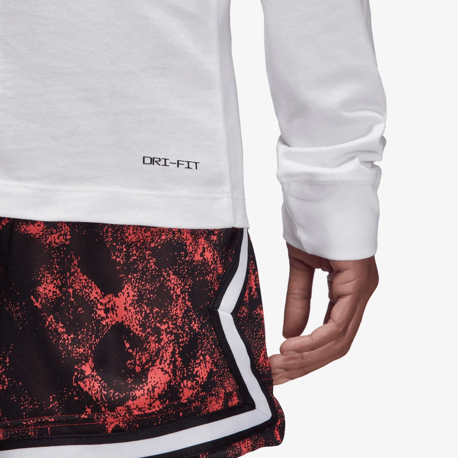 Jordan Dri-FIT Sport Breakfast Club Long Sleeve T-Shirt - White