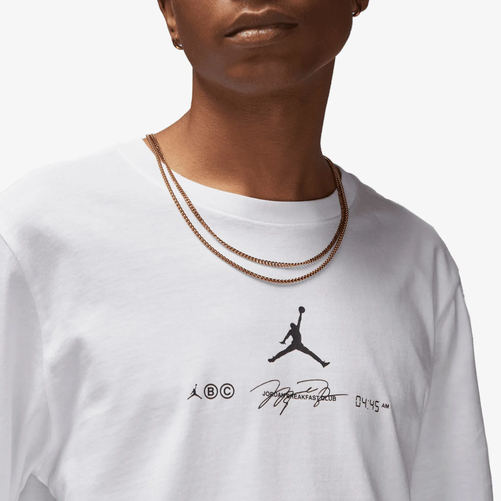 Jordan Dri-FIT Sport Breakfast Club Long Sleeve T-Shirt - White