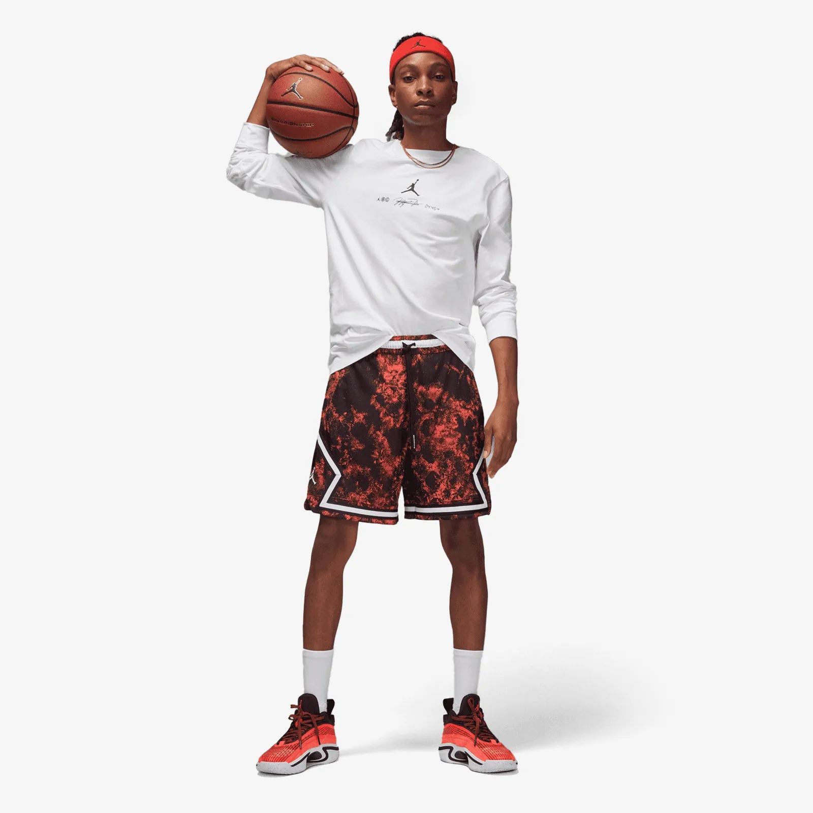 Jordan Dri-FIT Sport Breakfast Club Long Sleeve T-Shirt - White