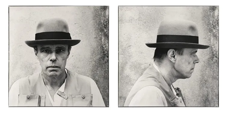 Joseph Beuys, Frontal and Profile Views