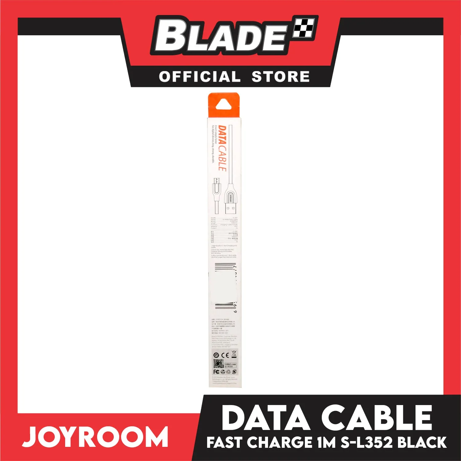 Joyroom Su S-L352 1A Micro USB Data Fast Charge Cable 1000mm for Android.  Samsung, Huawei, Xiaomi, Oppo. Also compatible to other various digital devices.