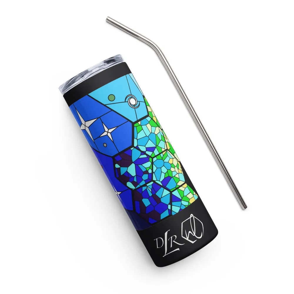 JWST Rising Stained Glass Design Stainless Steel Tumbler