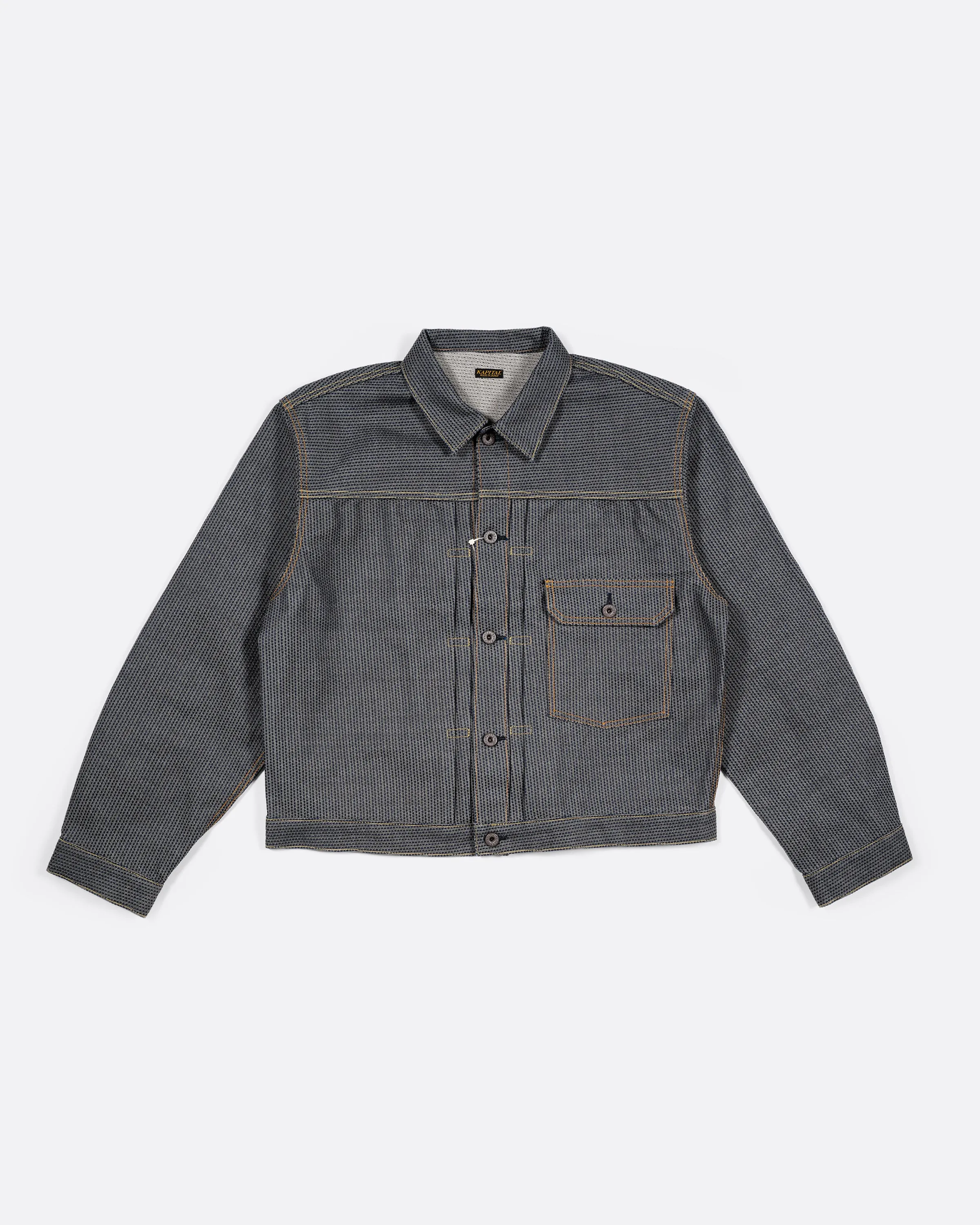 Kapital Silver Century Denim 1st Jacket N7S