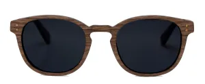 Kara (Walnut) / T800 (RX) Hybrid Series Sunglasses / Carbon Fiber & Walnut Wood