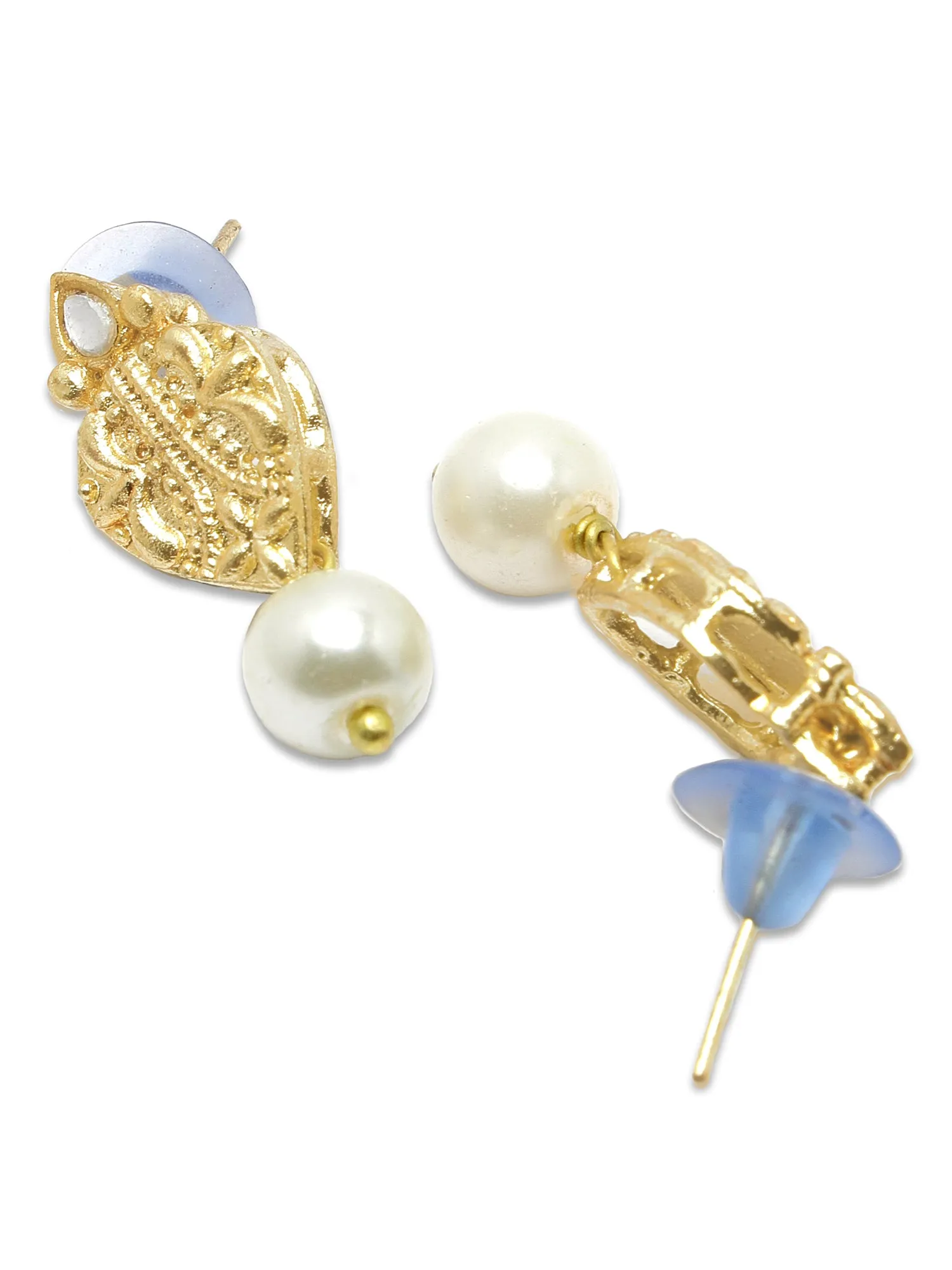 KARATCART Gold Plated Kundan Classic Gold Jewellery Set for Women