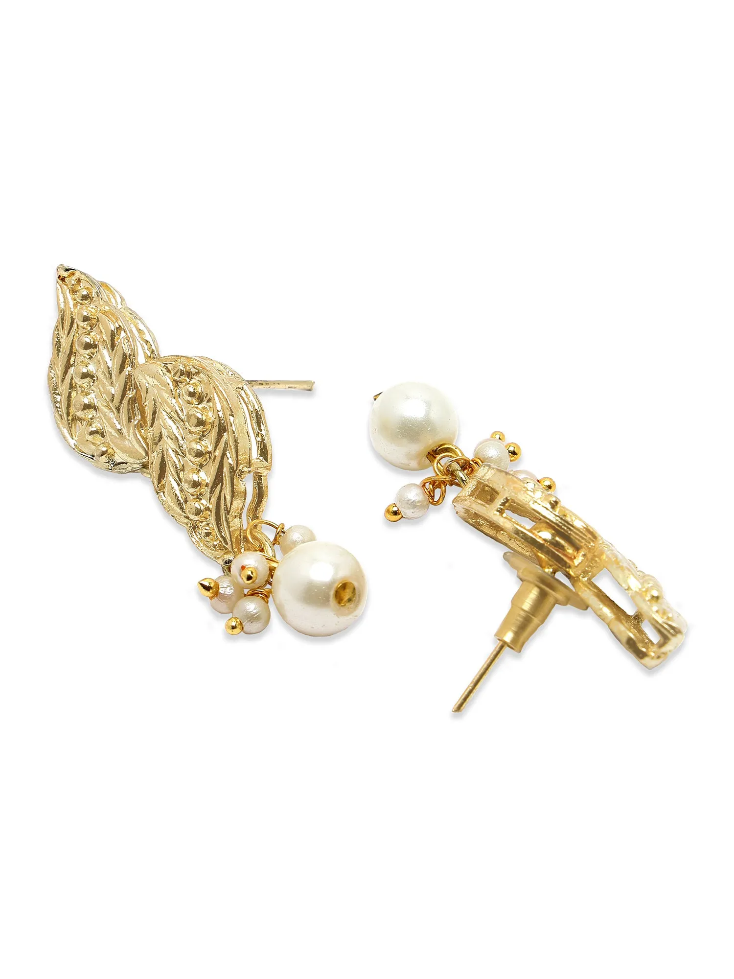 KARATCART Gold Plated Kundan Classic Gold Jewellery Set for Women
