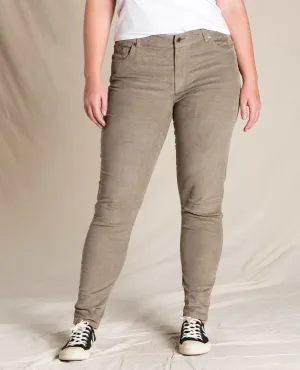 Karuna Cord 5 Pocket Skinny Pant - Dark Chino-Final Sale