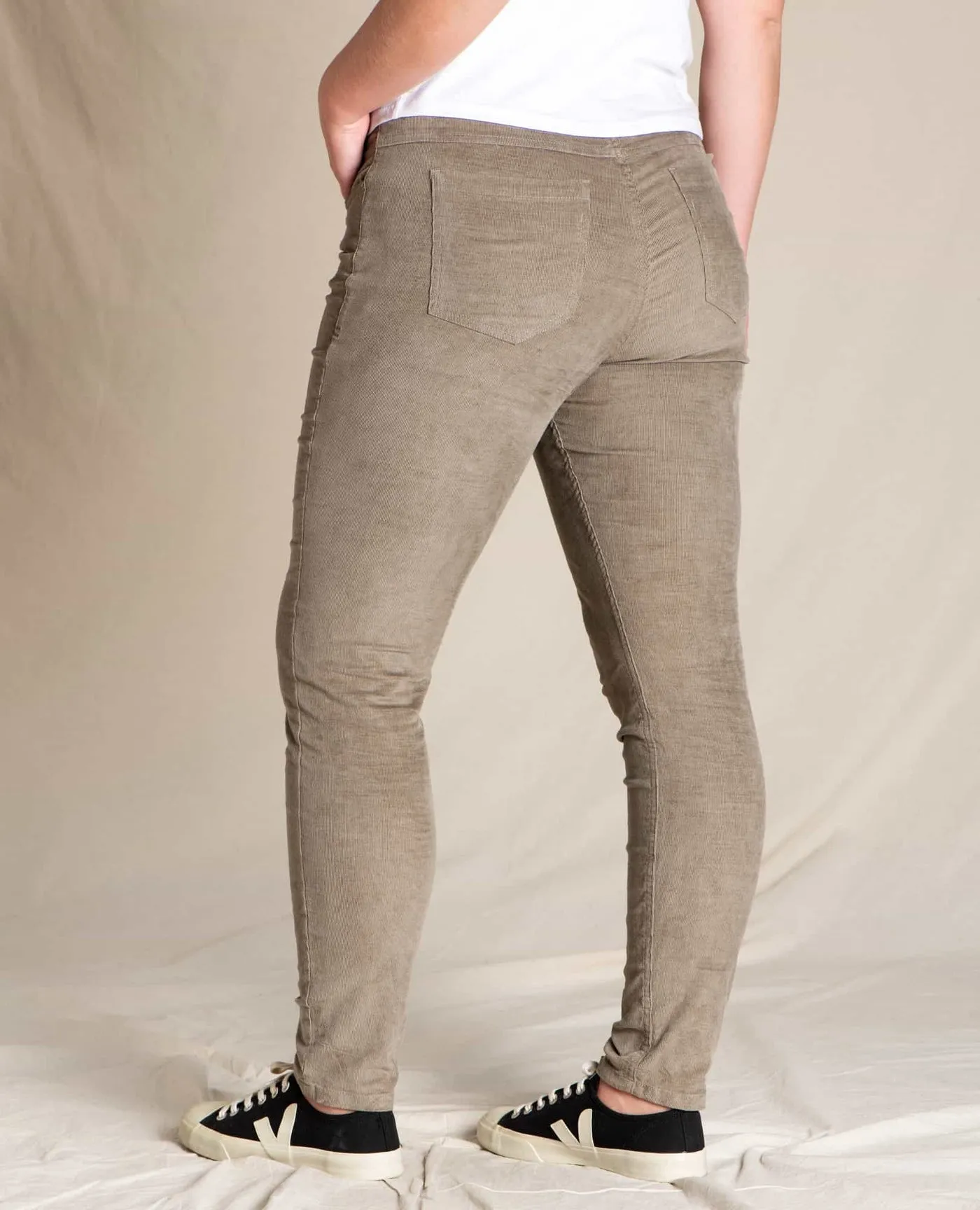 Karuna Cord 5 Pocket Skinny Pant - Dark Chino-Final Sale