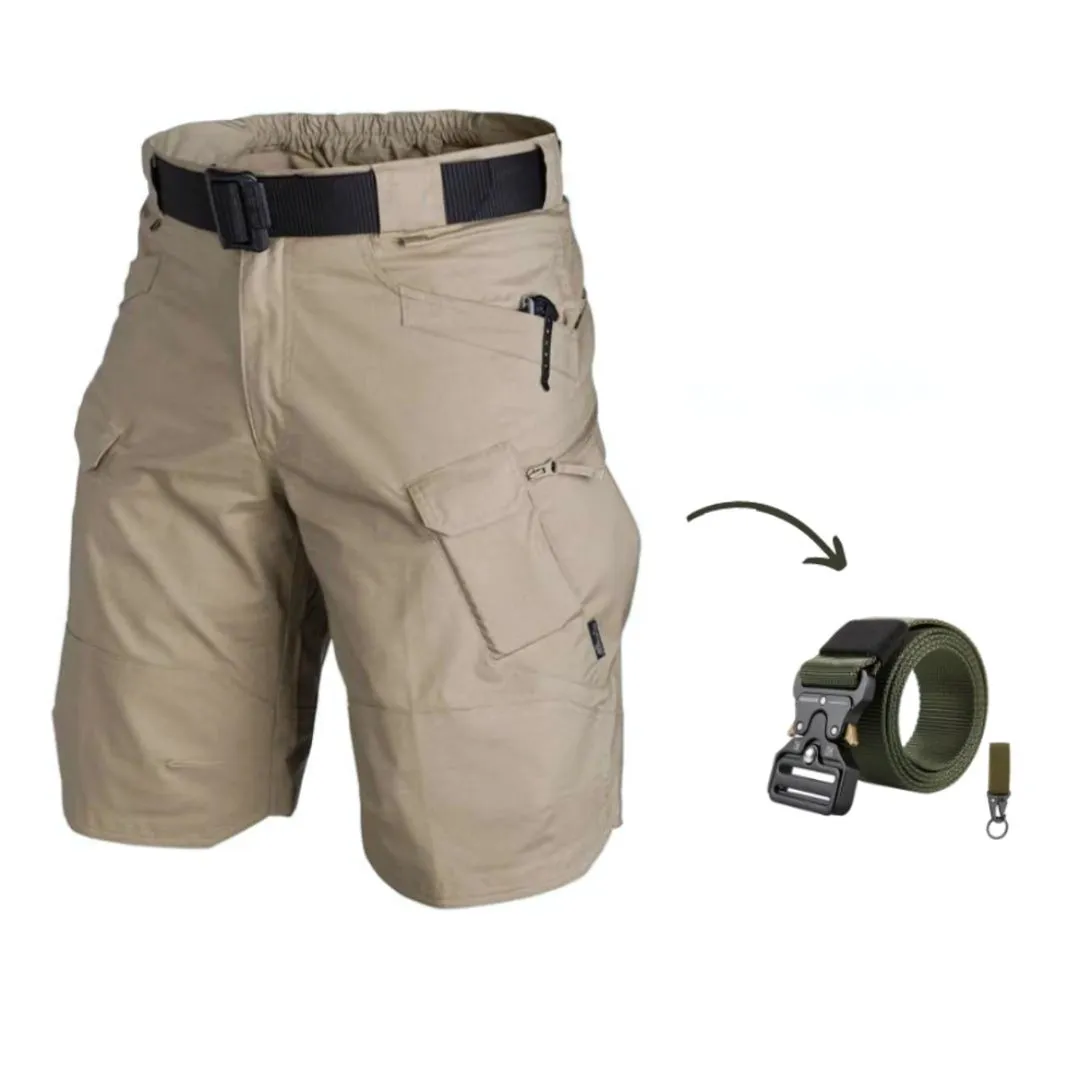 Kazuya | 7-Pocket Cargo Shorts   Tactical Belt