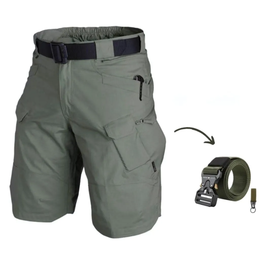 Kazuya | 7-Pocket Cargo Shorts   Tactical Belt