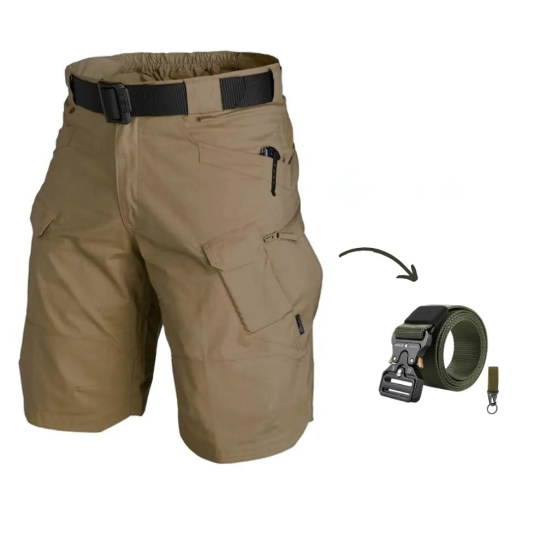 Kazuya | 7-Pocket Cargo Shorts   Tactical Belt