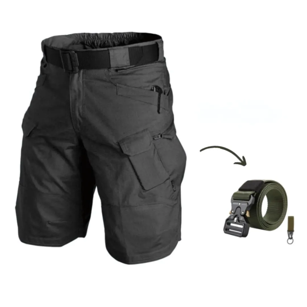 Kazuya | 7-Pocket Cargo Shorts   Tactical Belt