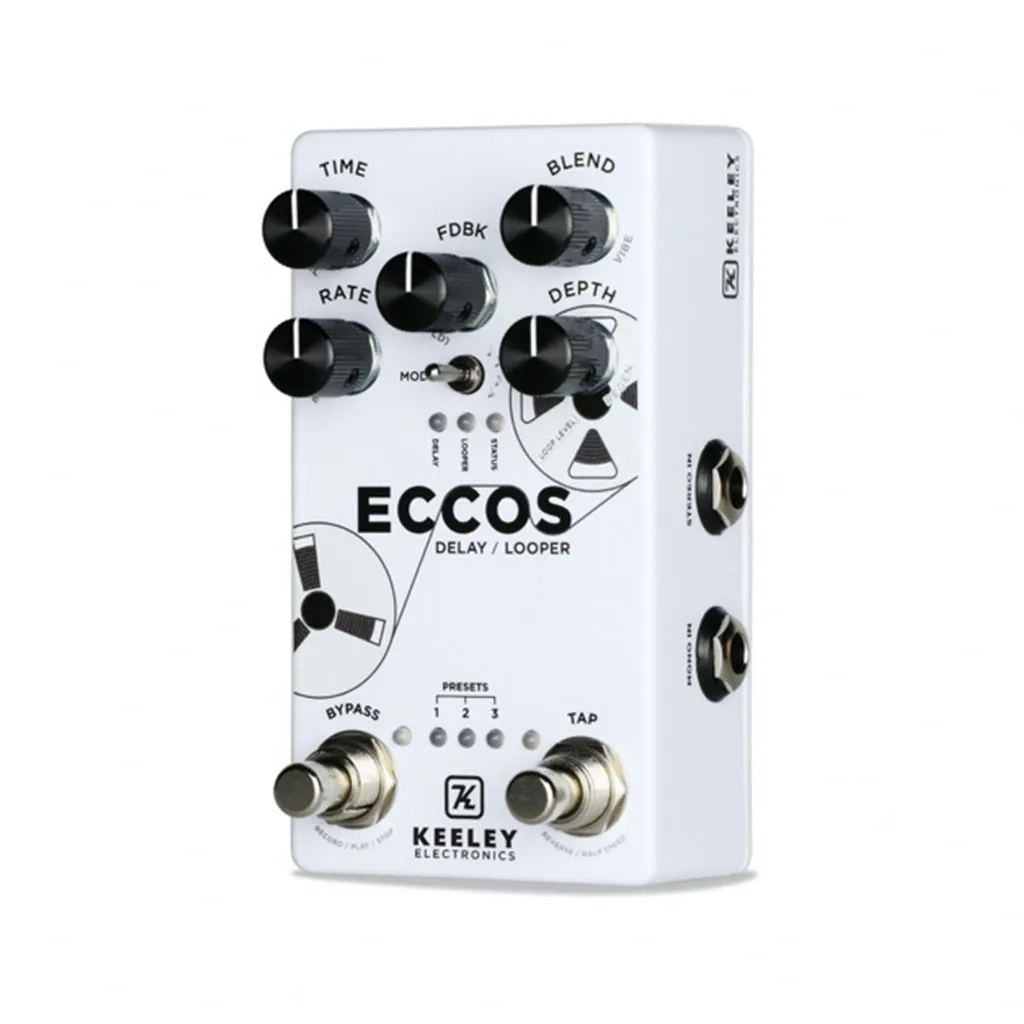 Keeley ECCOS Neo-Vintage Tape Delay Guitar Effects Pedal