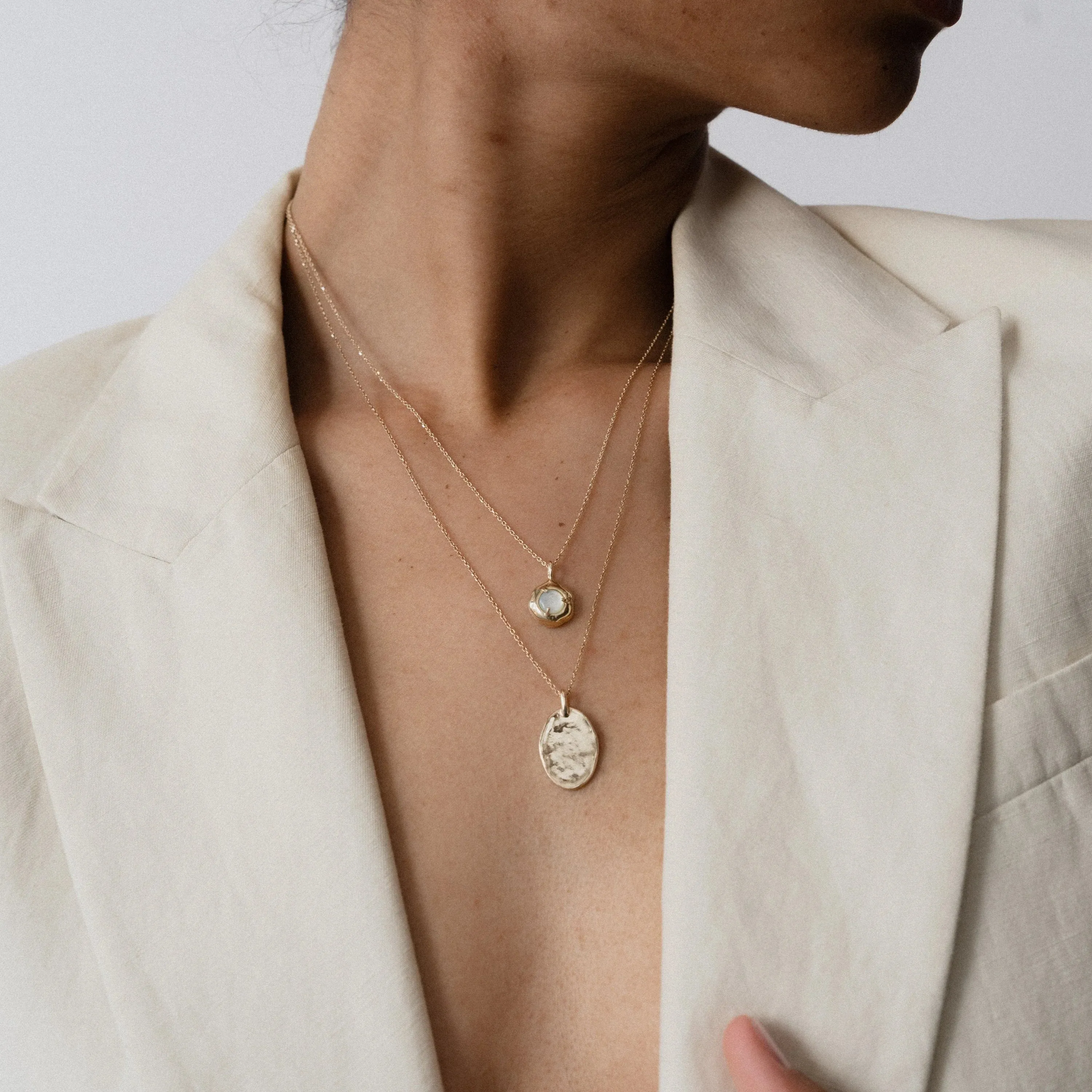 keeper necklace - rose quartz