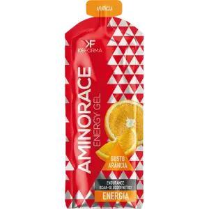 Keforma Aminorace Energy Gel 60ml Arancia Maltodestrina con Bcaa e Glutammina per Energia Rapida e Affaticamento