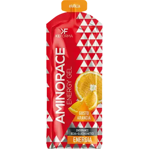 Keforma Aminorace Energy Gel 60ml Arancia Maltodestrina con Bcaa e Glutammina per Energia Rapida e Affaticamento