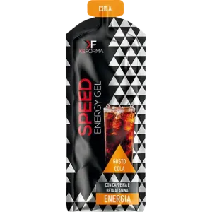 Keforma Speed Energy Gel 60ml Cola Maltodestrina con Caffeina e Beta Alanina per Energia Rapida