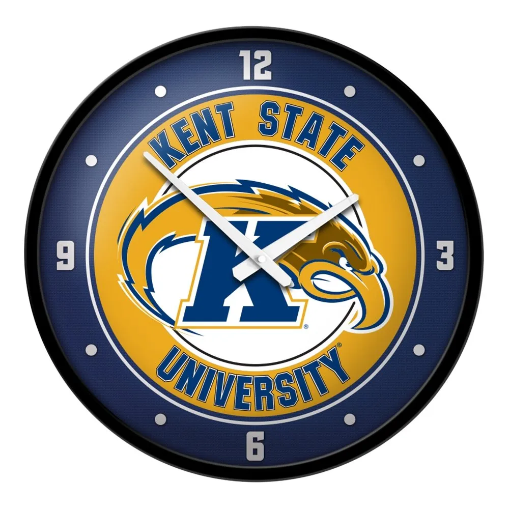 Kent State Golden Flashes: Modern Disc Wall Clock