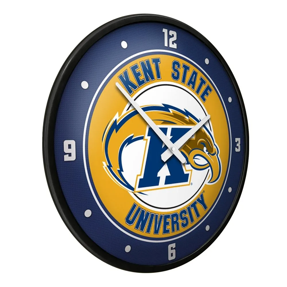 Kent State Golden Flashes: Modern Disc Wall Clock