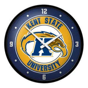 Kent State Golden Flashes: Modern Disc Wall Clock