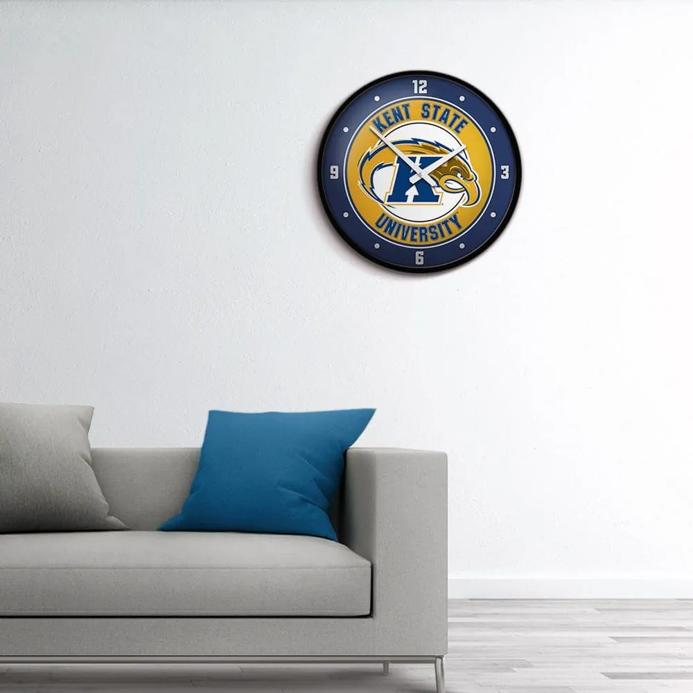 Kent State Golden Flashes: Modern Disc Wall Clock