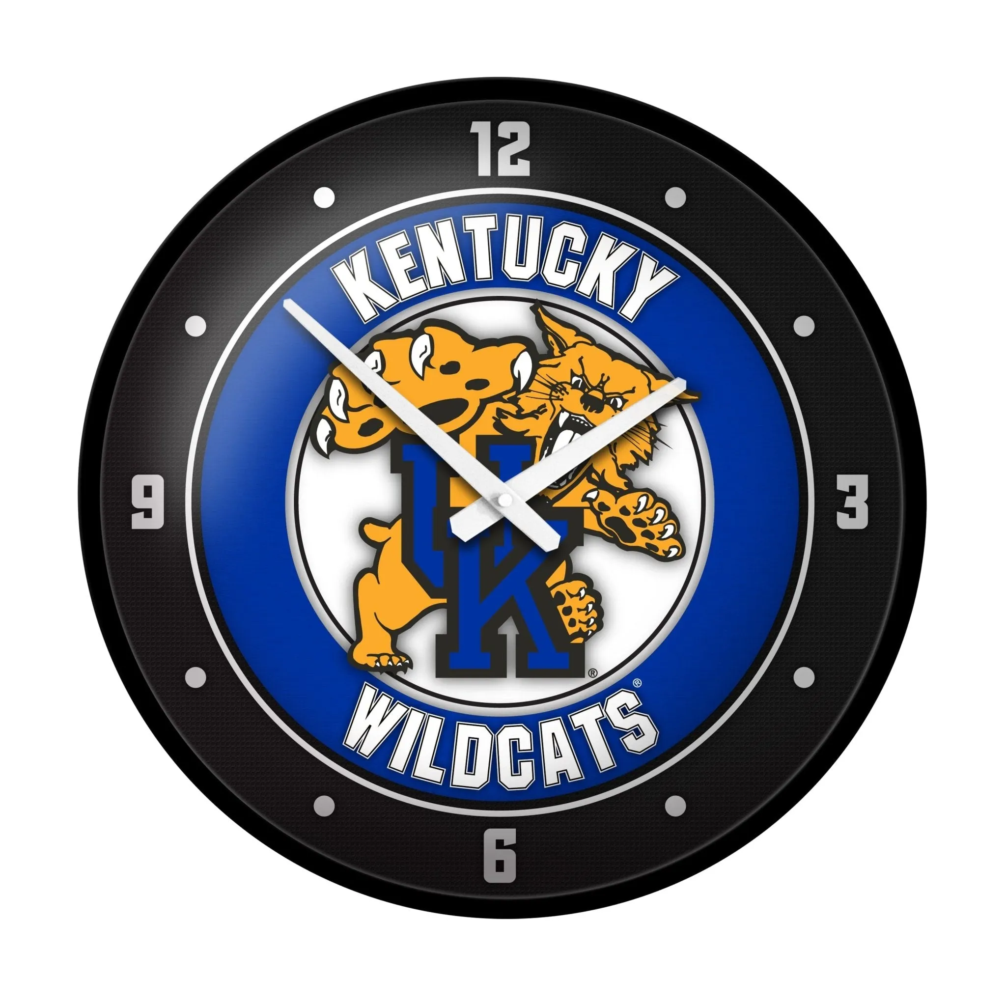 Kentucky Wildcats: Mascot - Modern Disc Wall Clock