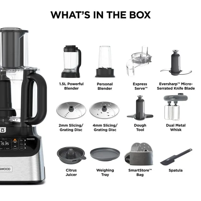 Kenwood MultiPro One Touch Food Processor   Express Serve FDM73.850SS