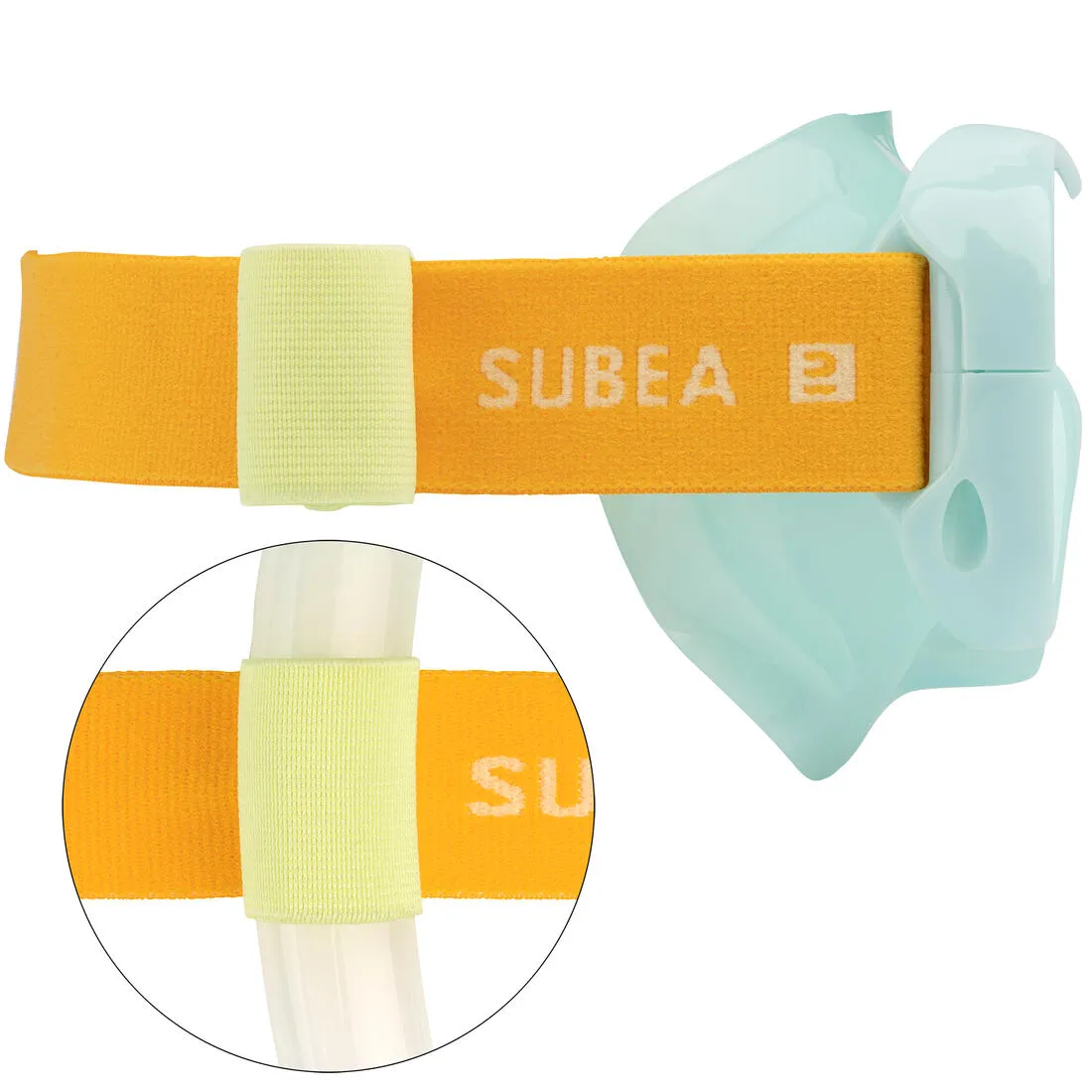 Kids diving mask - 100 comfort pastel