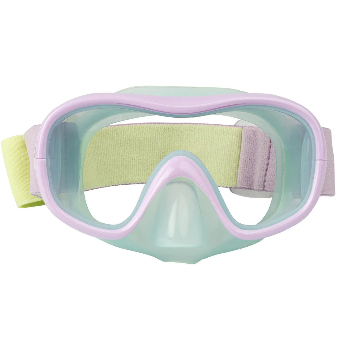Kids diving mask - 100 comfort pastel