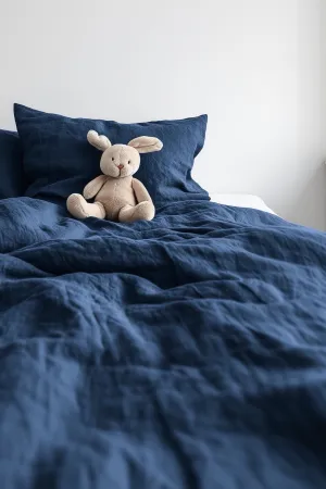 Kids Duvet Cover Set - Dark Blue