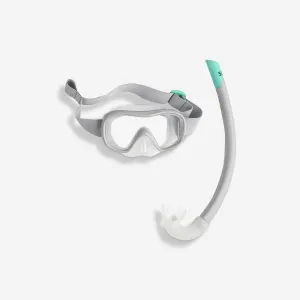 Kids' Snorkelling Kit SUBEA Snorkel Mask 100