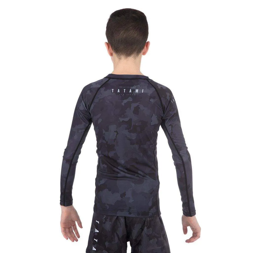Kids Stealth Long Sleeve Rash Guard