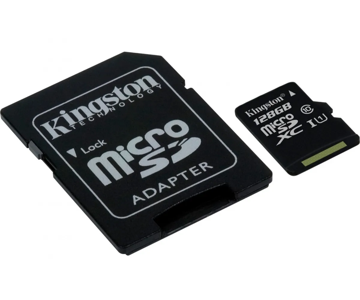 Kingston Sdcs/128 Gb Memoria Micro Sdhc Sdxc 80 R Uhs 1 Clase 10 128 Gb