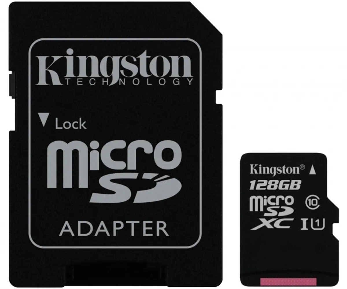 Kingston Sdcs/128 Gb Memoria Micro Sdhc Sdxc 80 R Uhs 1 Clase 10 128 Gb