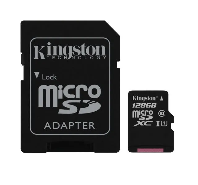 Kingston Sdcs/128 Memoria Micro Sd De 128 Gb Canvas Select Cl10 Ush I