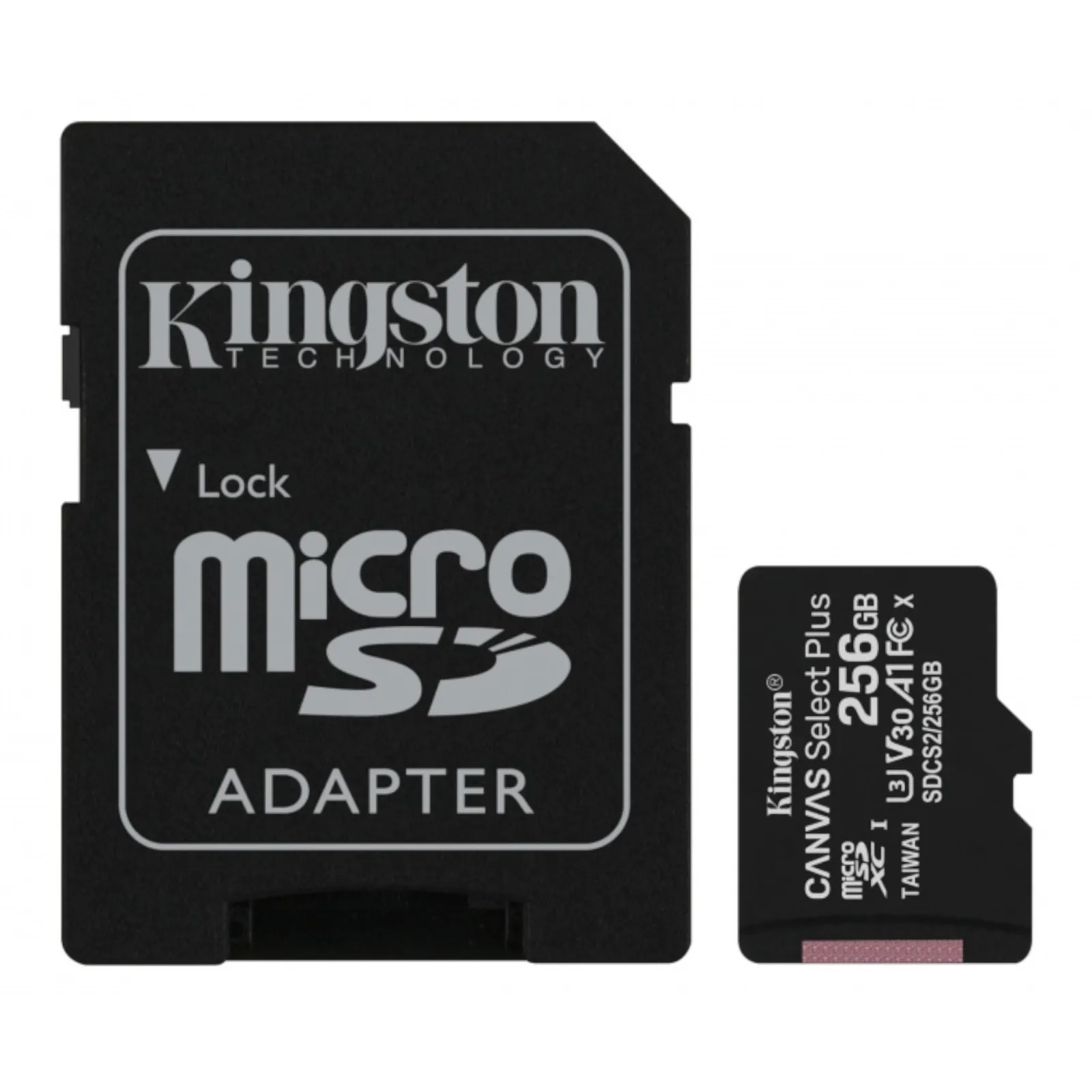 Kingston SDCS2/256GB Memoria Flash Canvas Select Plus, 256GB MicroSDHC