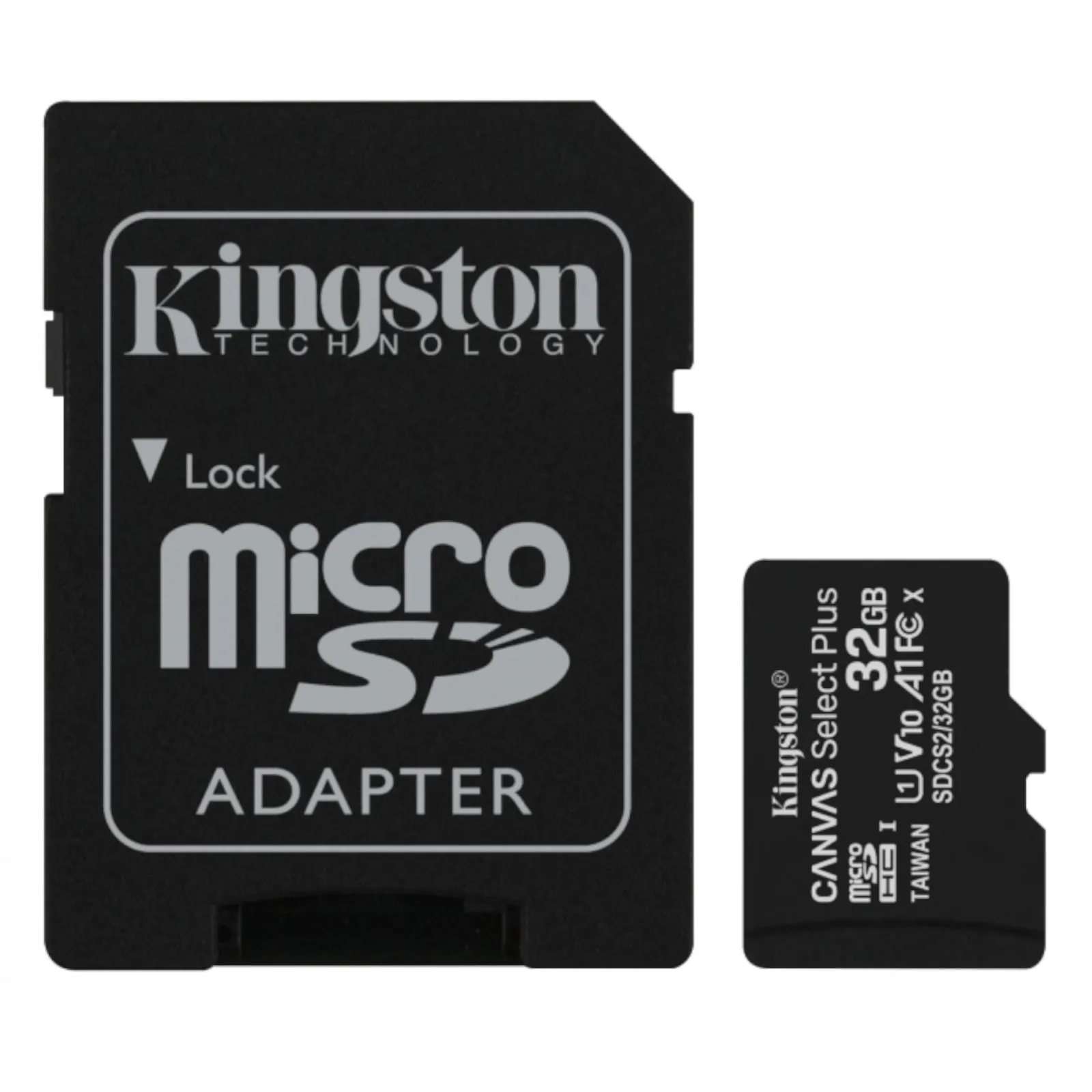 Kingston SDCS2/32 Canvas Memoria Flash Select Plus 32GB MicroSDHC UHS-I Clase 10